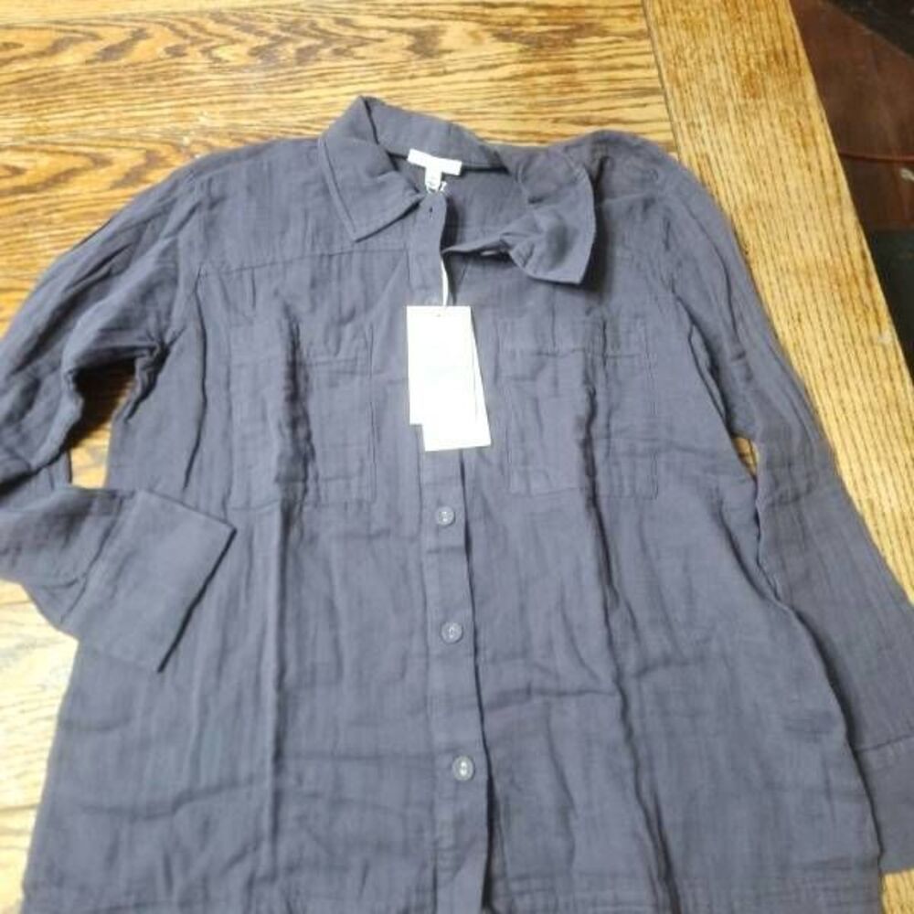 NWT Johnny Was Double Pocket Shacket sz XS